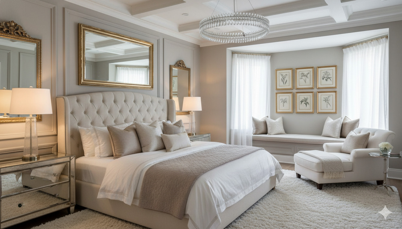 Elegant bedroom design
